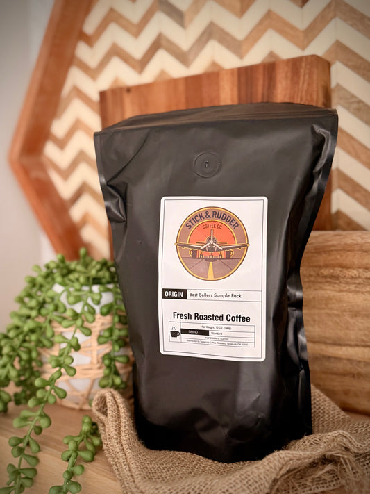 Best Sellers Sample Pack: 6-Bean, Cowboy, Breakfast, Peru, Mexico, Bali