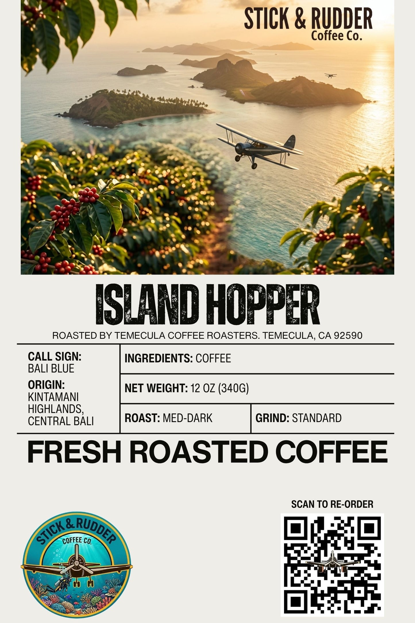 Island Hopper – Medium-Dark Roast (Standard)