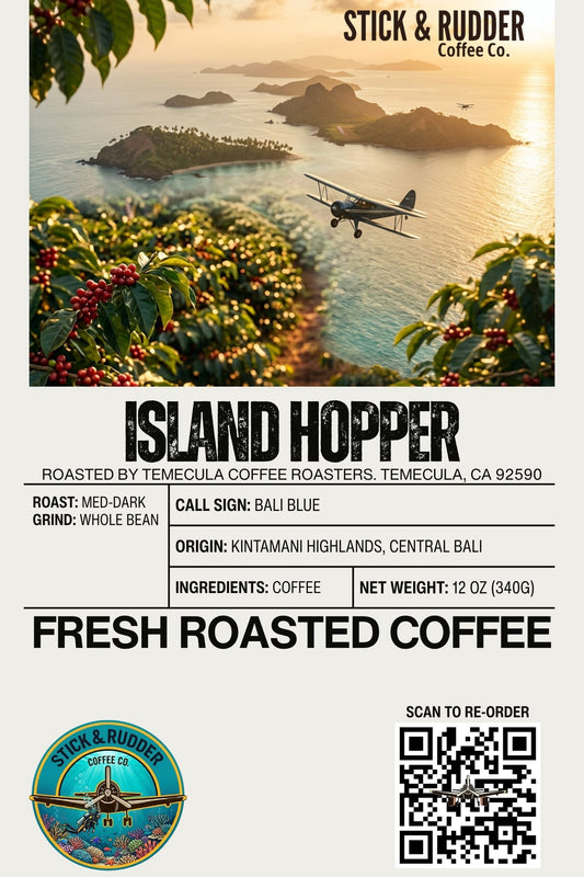 Island Hopper – Medium-Dark Roast (Whole Bean)