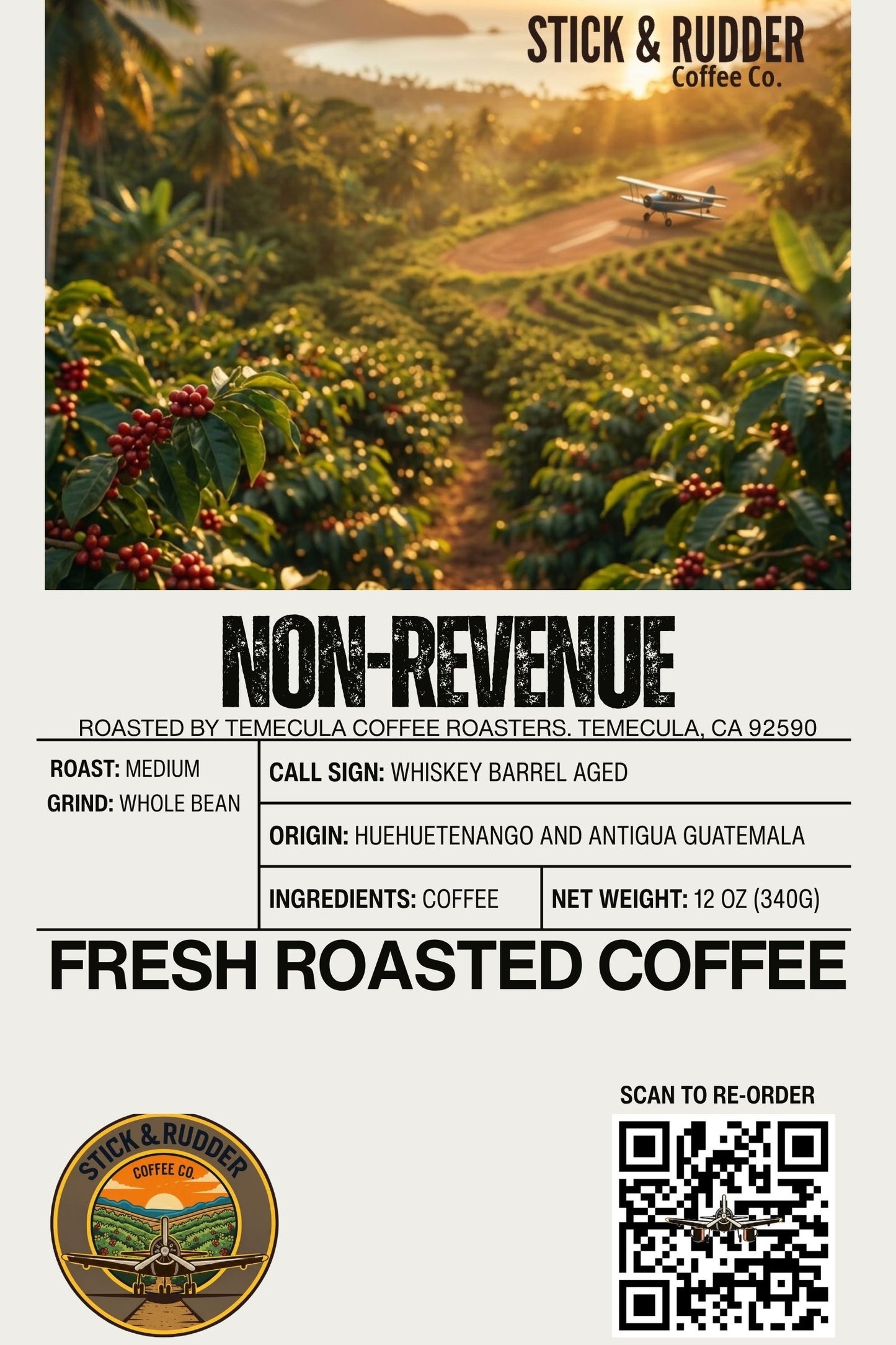Non-Revenue - Medium Roast (Whole Bean)