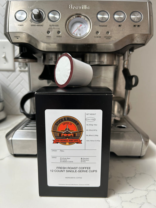 Peru (Medium Roast) - 12 Single Use Pods/Cups