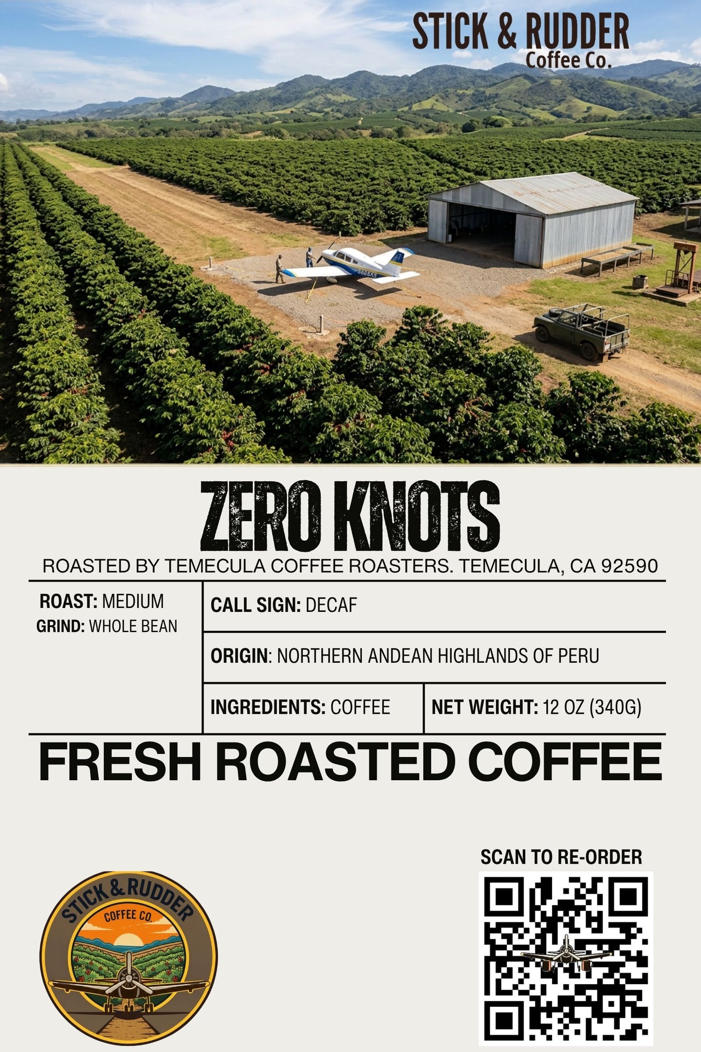 Zero Knots – Medium Roast (Whole Bean)