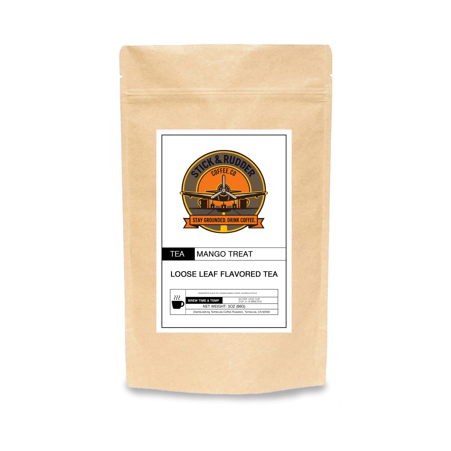 Mango Treat | Tropical Mango Flavored Tea – Stick & Rudder Coffee Co.