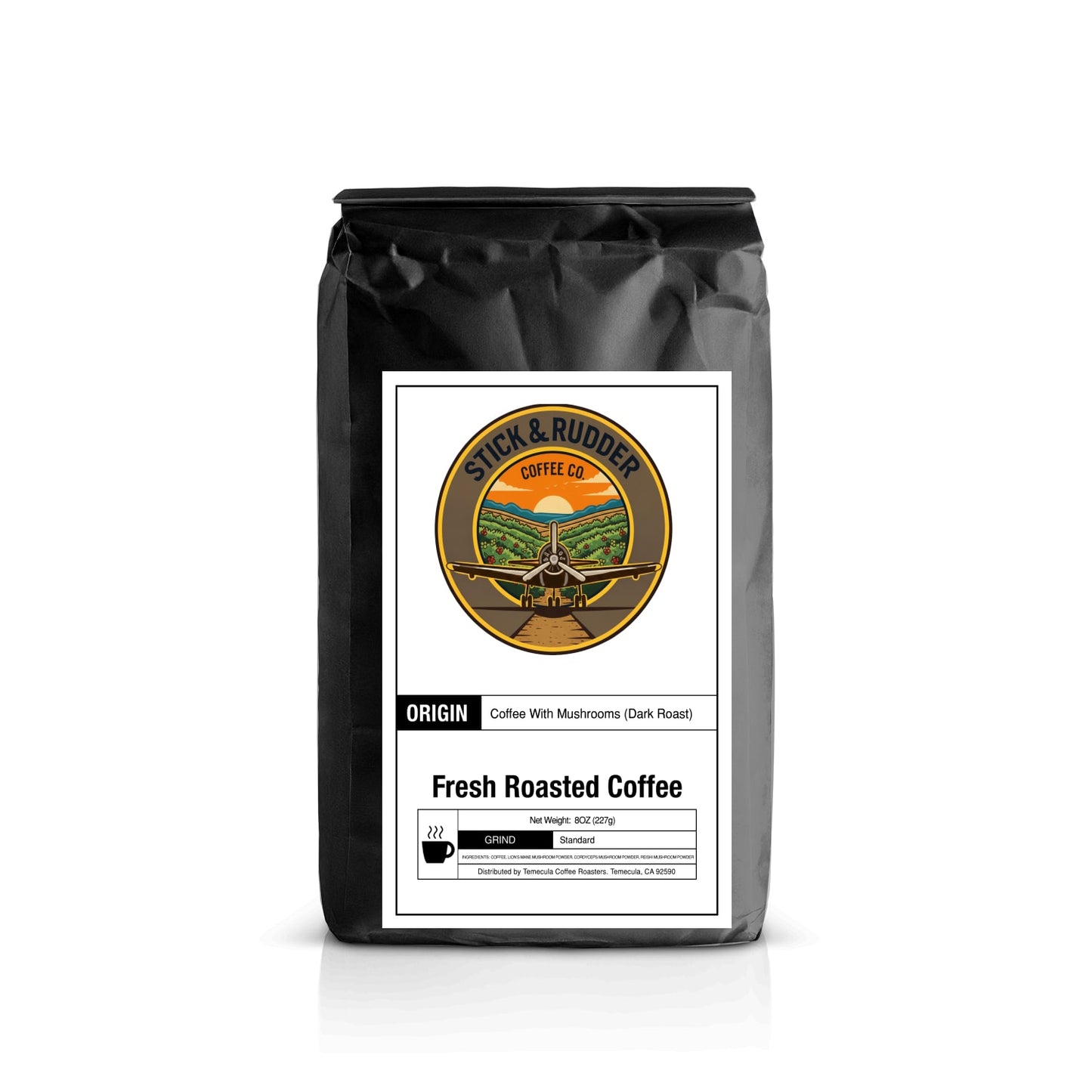 Coffee with Mushrooms - Dark Roast (Standard)